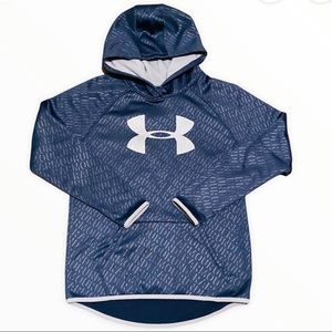 Under Armour Coldgear Hoodie Sweatshirt Loose Fit Girls Youth L